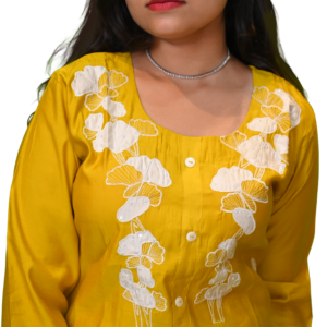 Women’s Mustard Yellow 3-Piece Salwar Suit Set