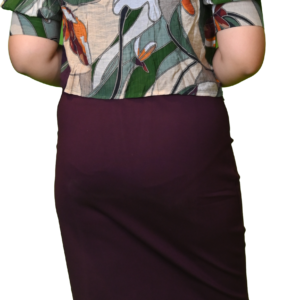 Women’s Chocolate Printed Sleeveless Lycra Shrug