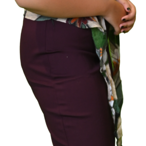 Women’s Chocolate Printed Sleeveless Lycra Shrug