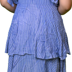 Women’s Cold Shoulder Cotton One-Piece Dress