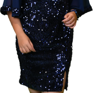Women’s Western Stylish Sequin Midi Dress