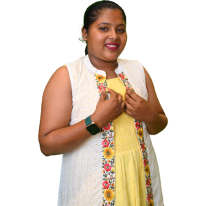 Women's Cotton One-Piece Dress With Scarf - Yellow And White