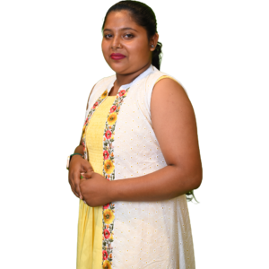 Women’s Cotton One-Piece Dress With Scarf – Yellow And White