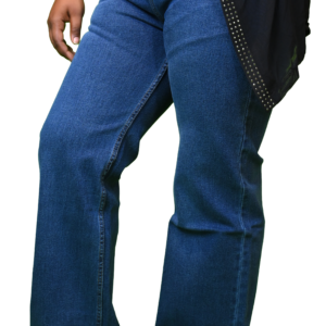 Women’s Light Blue Shade Denim Semi-Parallel Jeans