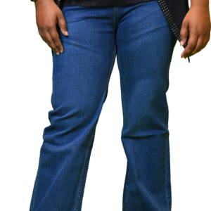 Women’s Light Blue Shade Denim Semi-Parallel Jeans