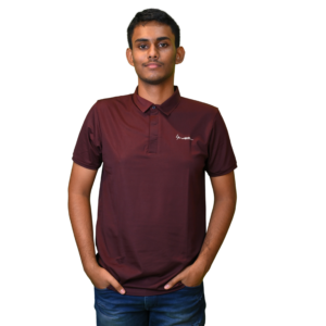 Men’s Sports Casual Polo T-Shirt – Chocolate Color