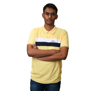 Men’s Cotton Lycra (Kulti) Polo T-Shirt – Yellow Color