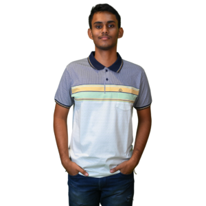 Men’s Stylish Cotton Polo T-Shirt – Sky Blue Color