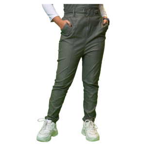 Women’s Western Stylish Jumpsuit – Pista Green & White