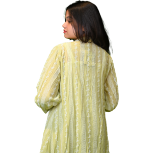 Women’s Western One-Piece Dress – Cotton Lycra Fabric