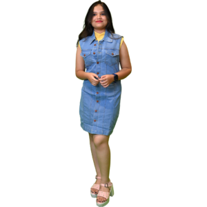 Women’s Western Denim One Piece Dress