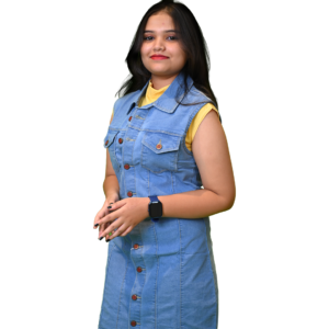 Women's Western Denim One Piece Dress