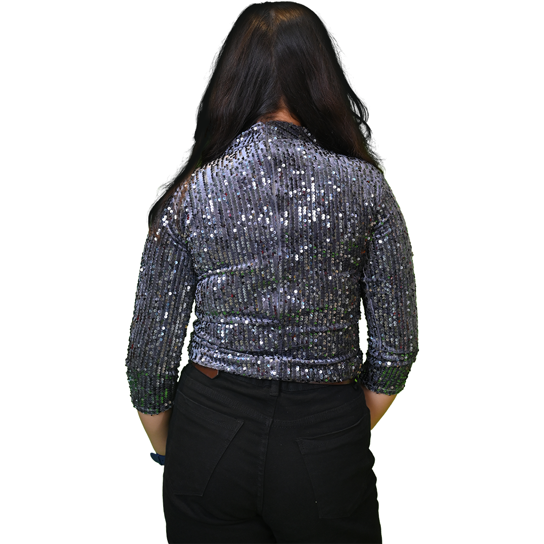 Women's Sequin Party Style Top - Image 4