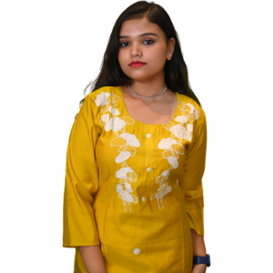 Women’s Mustard Yellow 3-Piece Salwar Suit Set