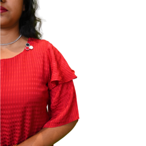 Women’s Western Stylish Red Lycra Top