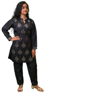 Black Co-Ord Set With Sequence Work