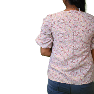 Women’s Fashionable Printed Lycra Silk Top