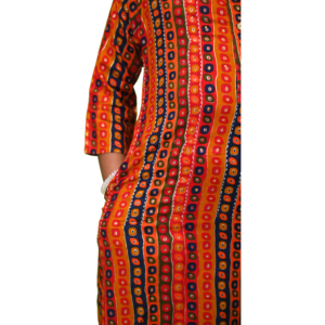 Girls Two-Piece Light Formal Printed Top and Bottom Set